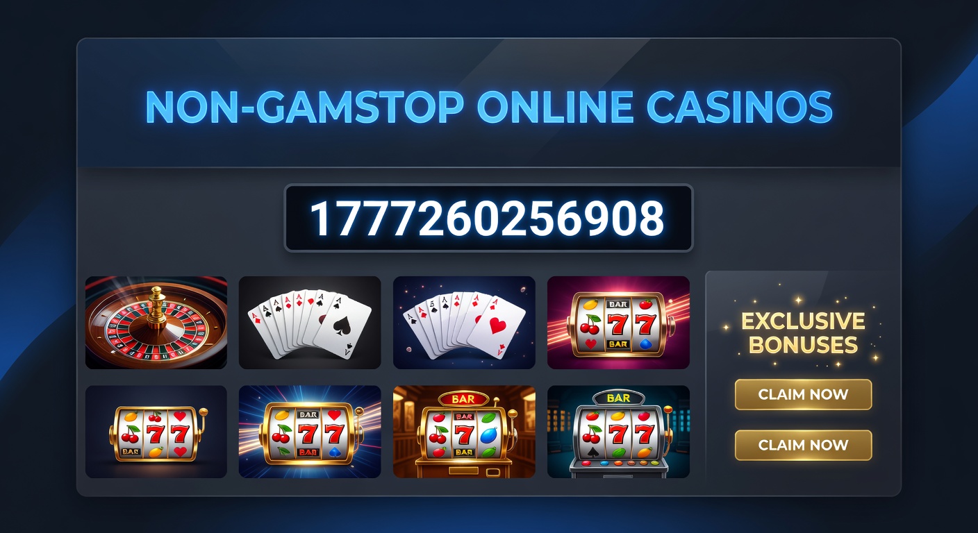 Dynamic screenshot of a non-GamStop casino dashboard displaying crypto wallets, live chat support, and high-limit table games on mobile